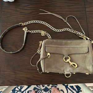 Olive green Rebecca Minkoff cross body bag